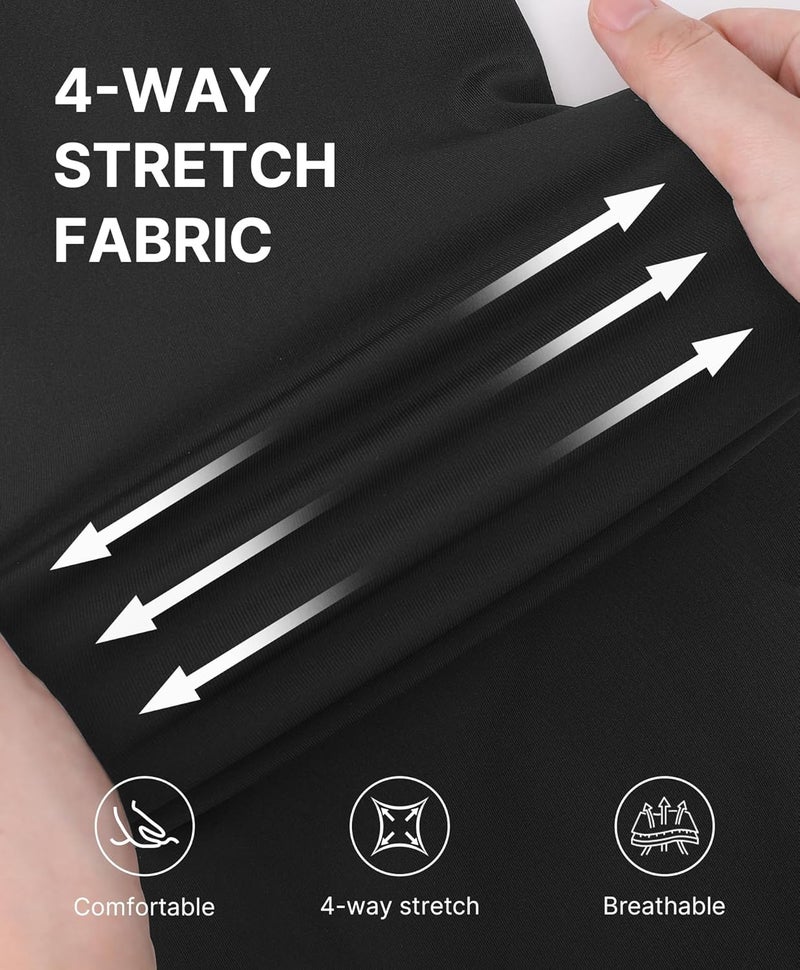 SHAPELLX Leggings for Women Tummy Control High Waisted Leggings Thick Non-See-Through Pants - Image 5